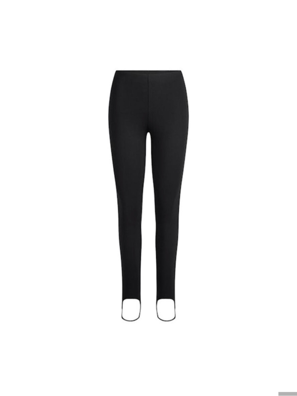 SKIMS THE ESSENTIAL PANTS HIGH WAIST STIRRUP LEGGING - OBSIDIAN - XSMALL